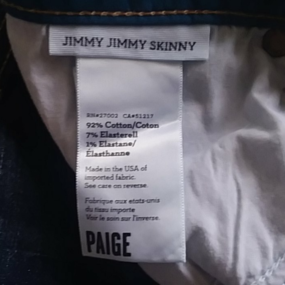 Paige Blue Jeans- Size 27 - Picture 10 of 11